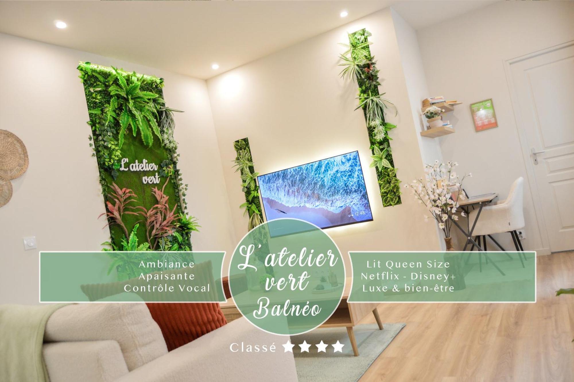 L'Atelier Vert - Balneo - Cozy - Proche Hypercentre - Classe 4 Etoiles Troyes Bagian luar foto